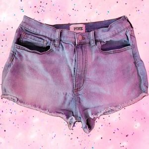 PINK Victoria's Secret | Daisy Duke Cut Off Denim Shorts Women's Size 6 (26)